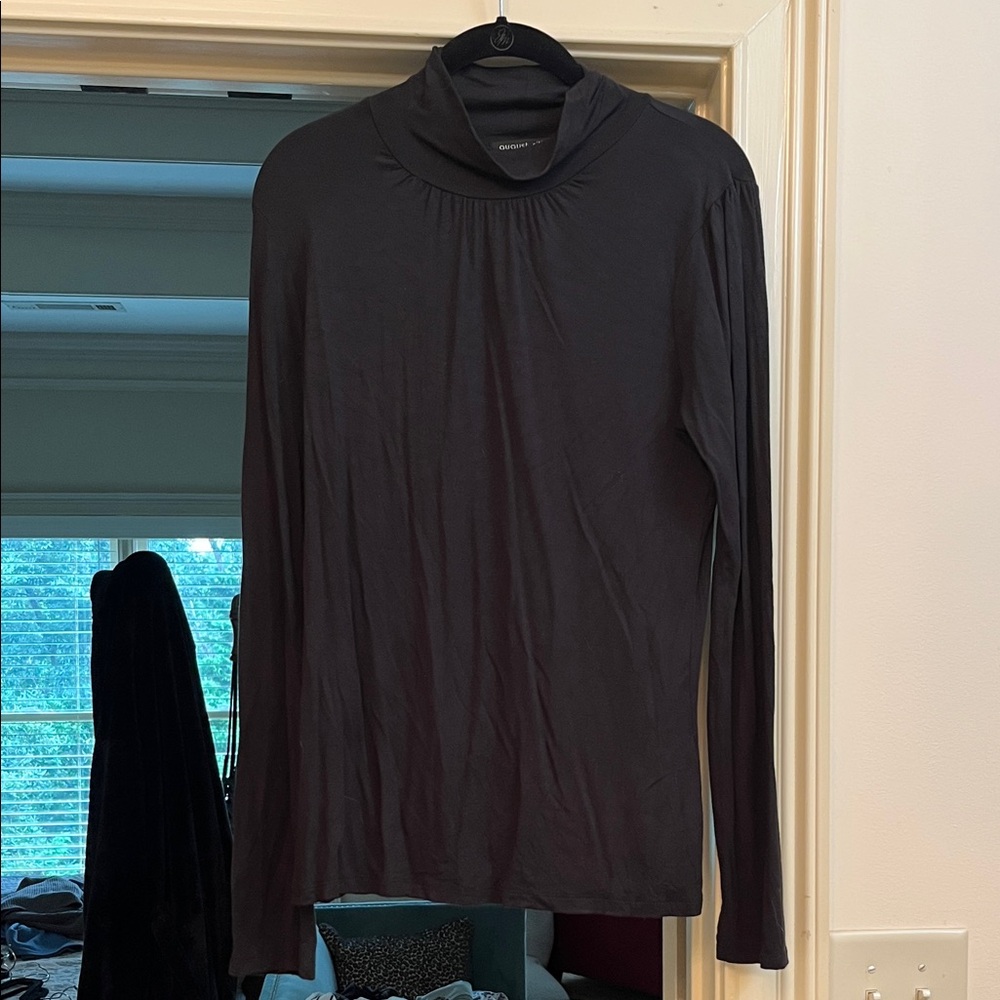 August Silk Classic Black Long Sleeve Tee